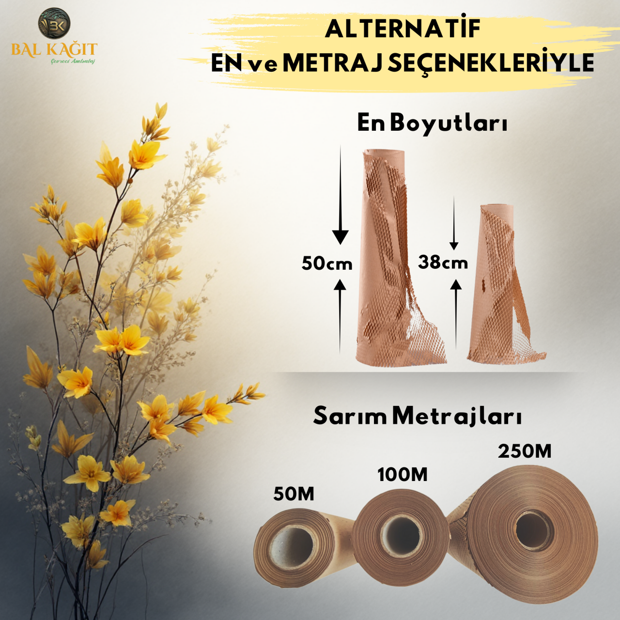 Petek Kağıt Ebatları: 38 cm mi, 50 cm mi? Rulo Seçimi