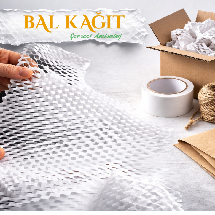38cmx50metre Beyaz Bal Kağıt (Petek Kağıt)